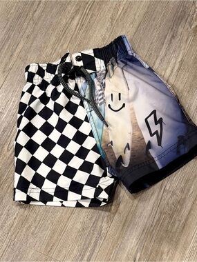 Mish Boys Checkered Surf Lined Swimsuit